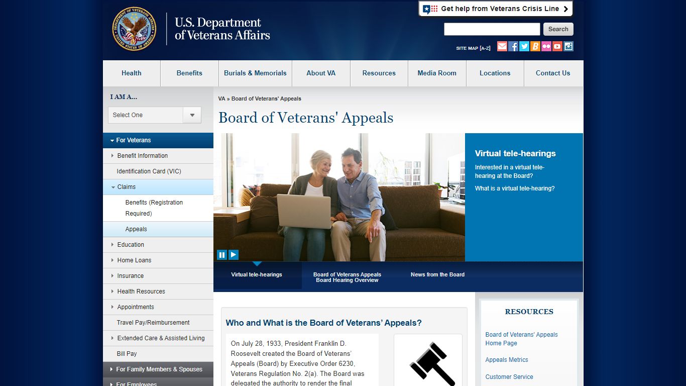 Board of Veterans' Appeals